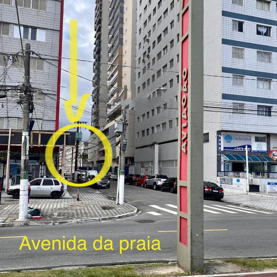 Kit Do Alex - Aviacao - A Uma Esquina Da Praia - Ar Condicionado Praia Grande  Extérieur photo